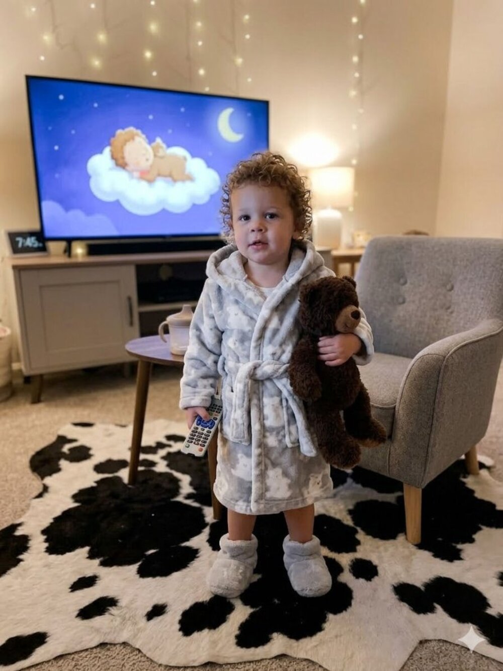 BLANKETS & BEYOND KIDS VELOUR ROBE NWT 12M+ NWT